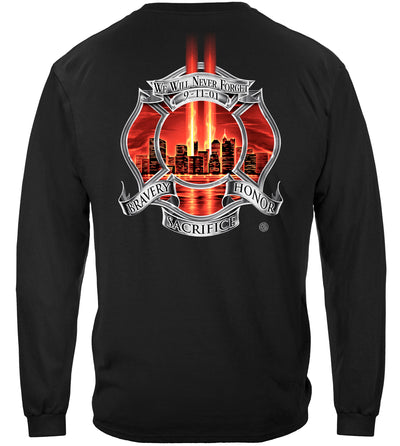 Red Tribute High Honor Firefighter Long Sleeves