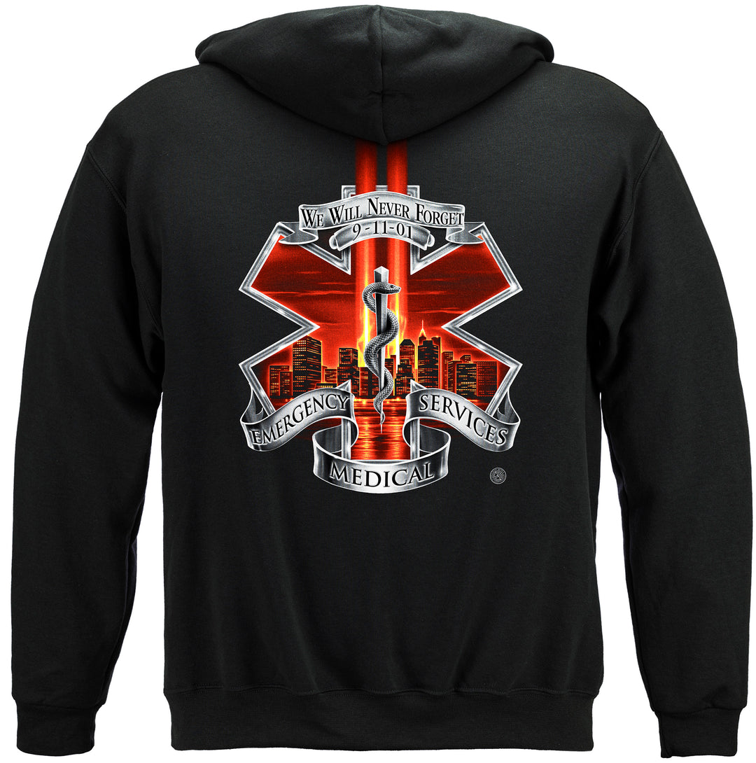 Red High Honors EMS Hooded Sweat Shirt