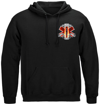 Red High Honors EMS Hooded Sweat Shirt