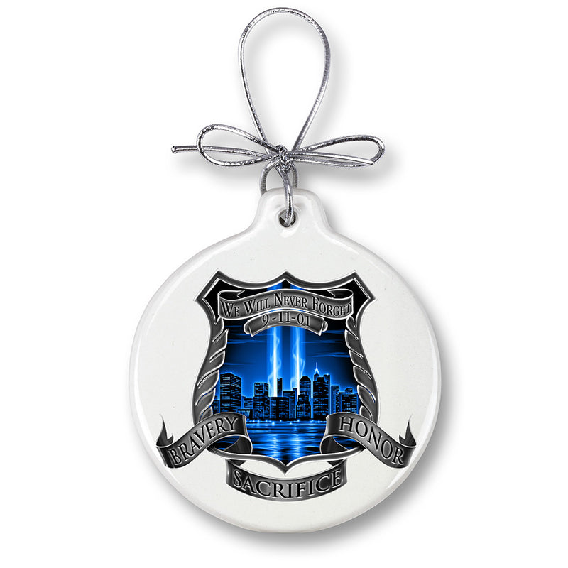 After Math 911 Police Ornament