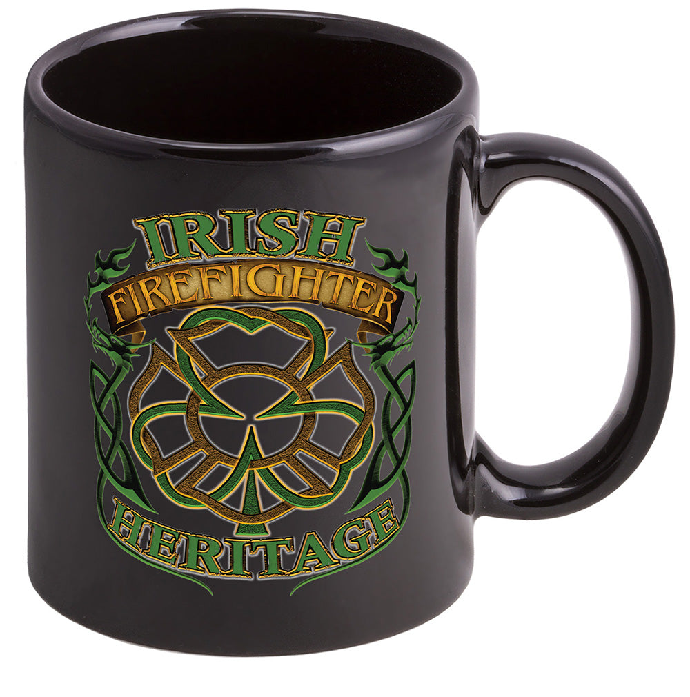 Firefighter Irish Heritage Coffee Mugs