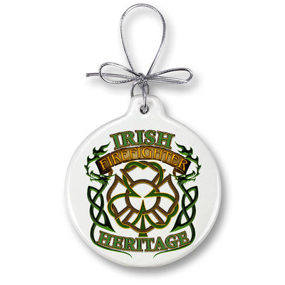 Irish Firefighter Heritage Ornament
