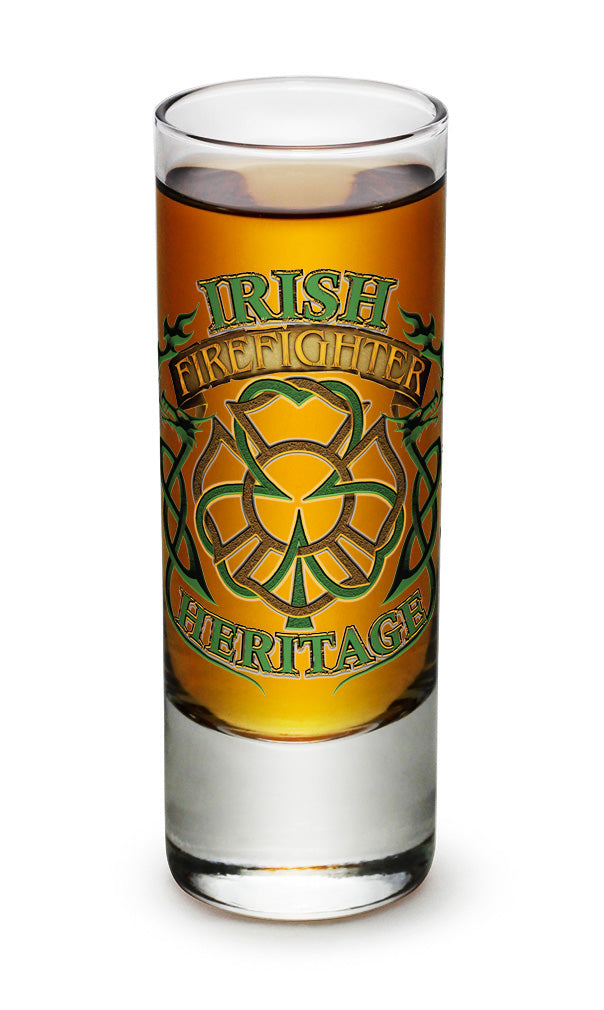 Firefighter Irish Heritage Shooter Shot Glass