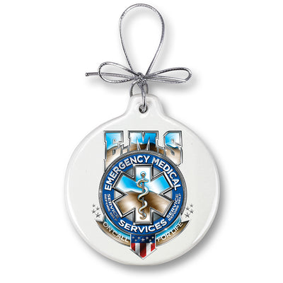 EMS Badge Of Honor Ornament