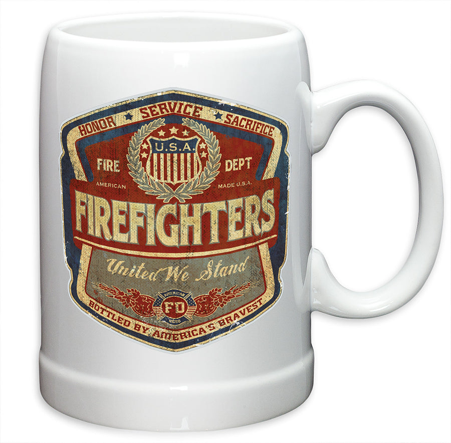 Firefighter Denim fade German Beer Steins