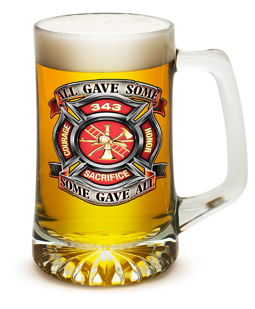 Fire Honor Courage sacrifice 343 badge Tankard