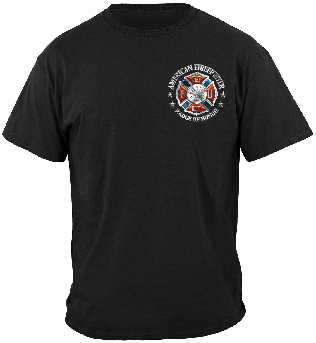 Badge of Honor Fire T Shirt