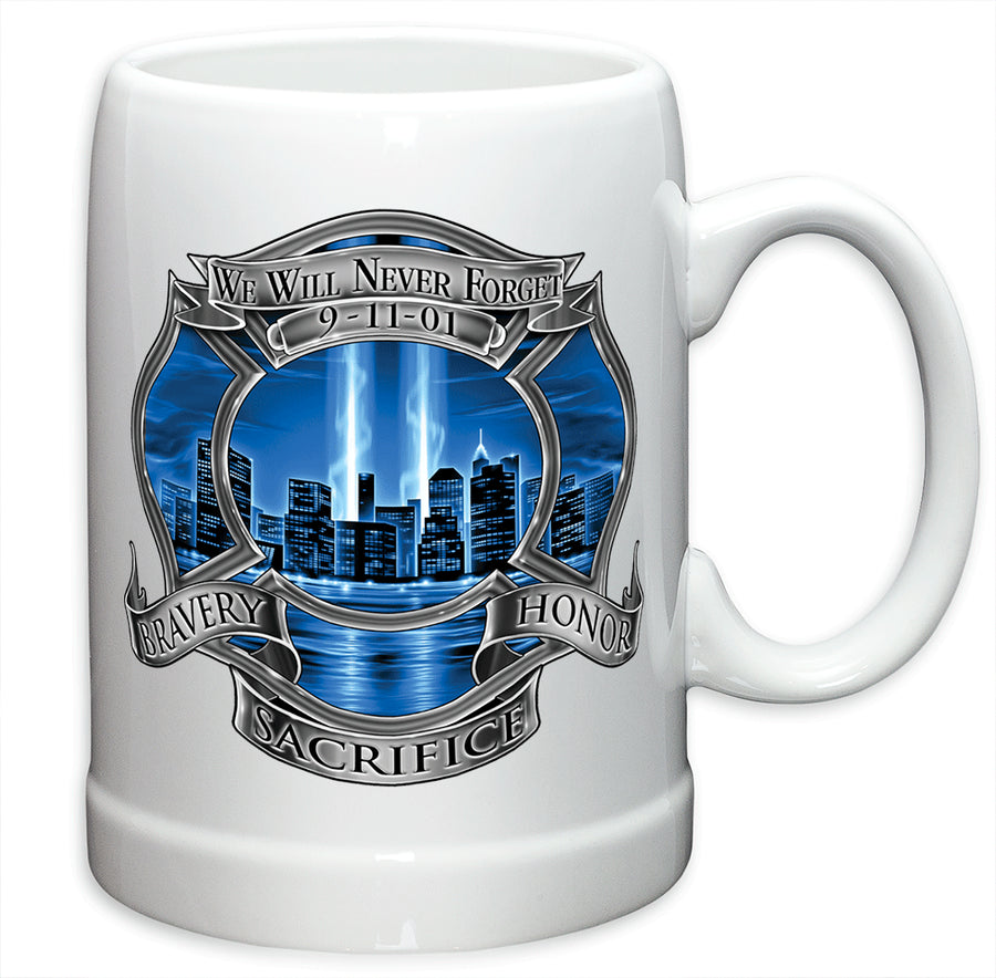 911 Firefighter Blue Skies German Beer Steins