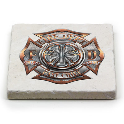 Firefighter Past Chief Coaster