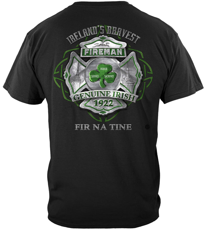 Irelands Bravest Firefighter T-shirt