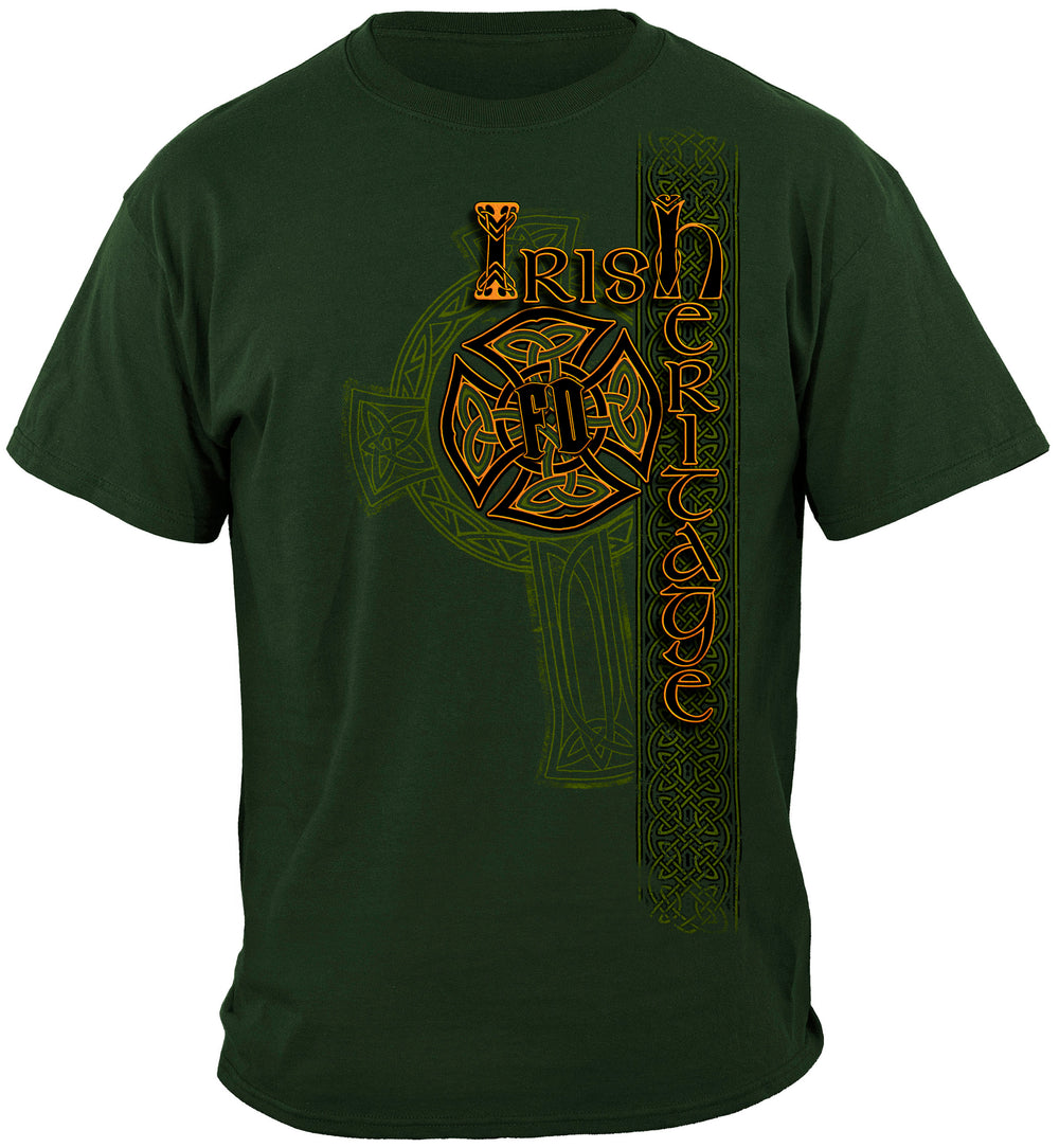 Irish Firefighter Heritage Tshirt