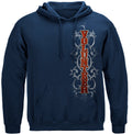 Fire Dept Faded Planks Hooded Sweat Shirt