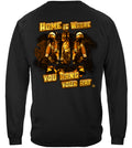 Home Is Where You Hang Your Hat Firefighter Long Sleeves