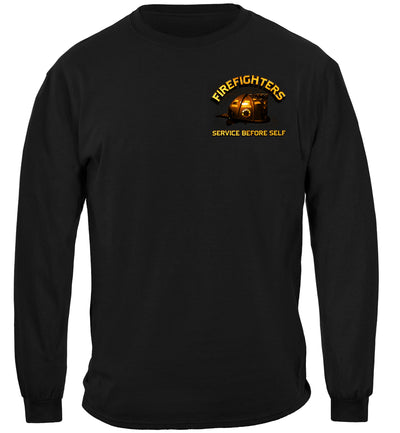Home Is Where You Hang Your Hat Firefighter Long Sleeves