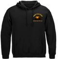 Home Is Where You Hang Your Hat Firefighter Hooded Sweat Shirt