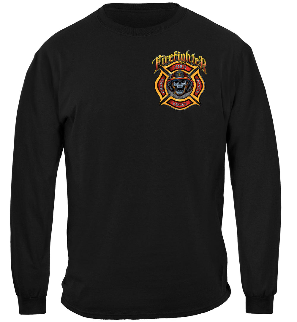 Firefighter Biker And Axes Long Sleeves