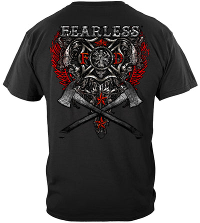 Fearless Firefighter Foil Tshirt