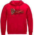Firefighter Skull American Classic Hooded Sweat Shirt