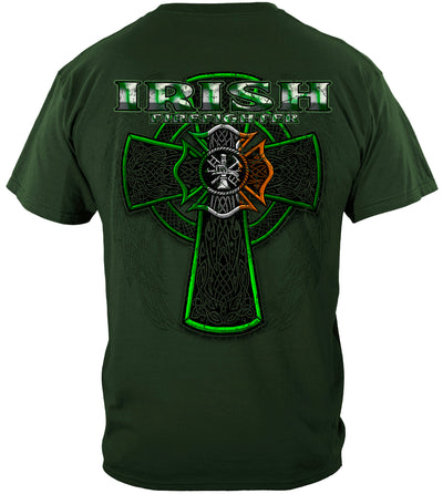 Irish Firefighter Foil Design Tshirt