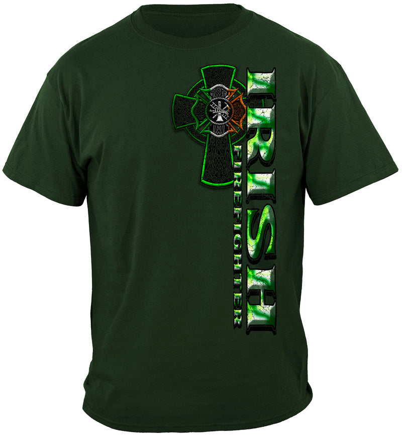Irish Firefighter Foil Design Tshirt