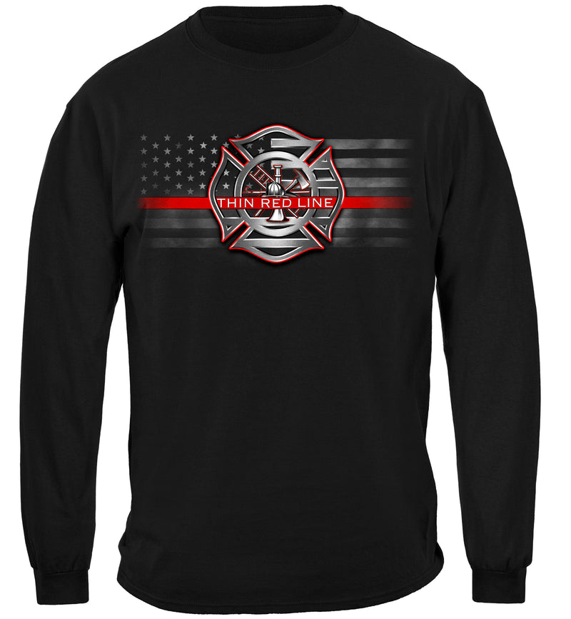 Thin Red Line Stand for the Flag Long Sleeves