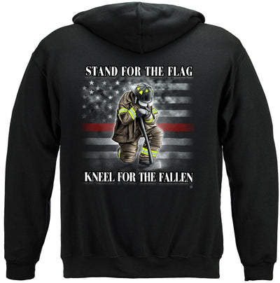 Thin Red Line Stand for the Flag Hooded Sweatshirt