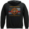 Firefighter Support Hooded Sweat Shirt