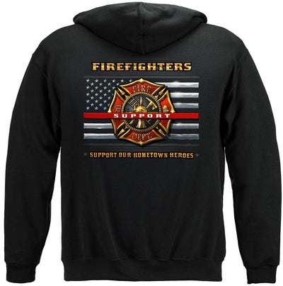 Firefighter Support Hooded Sweatshirt