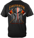 American Pride Firefighter TRL Skull of Freedom T-Shirt