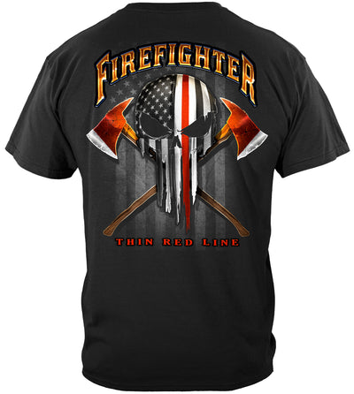 The Punisher American fire fighter shirt