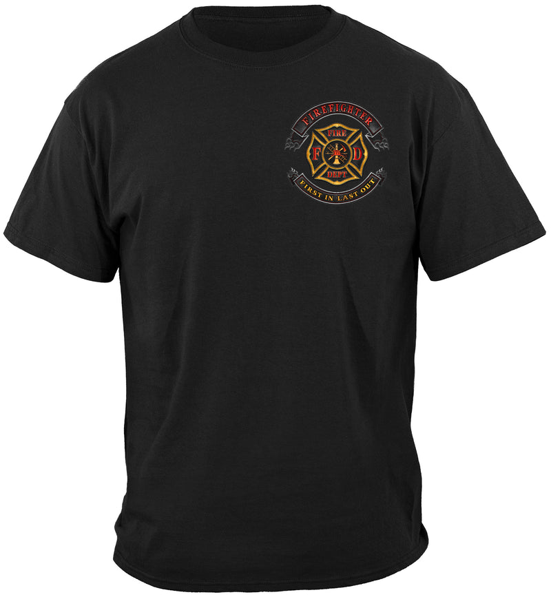 Firefighter  Biker MC T-Shirt