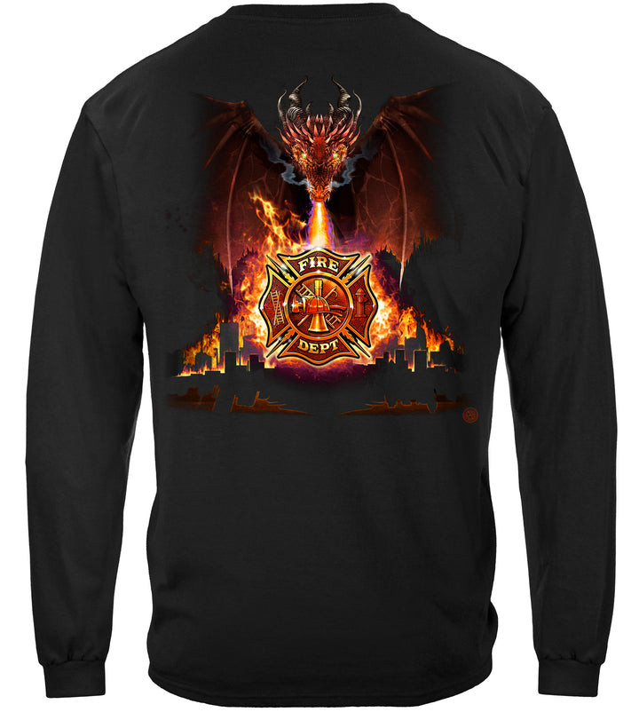 Firefighter City Dragon Long Sleeves