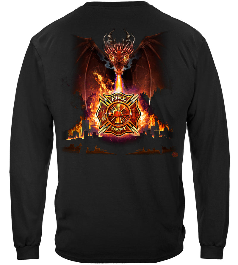 Firefighter City Dragon Long Sleeves