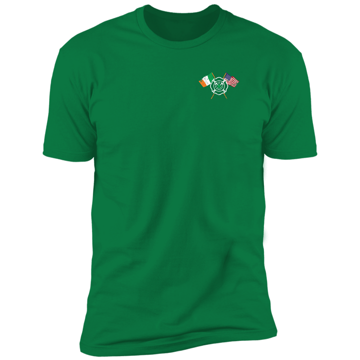 Irish firefighter pride shirt with fireman’s axe design