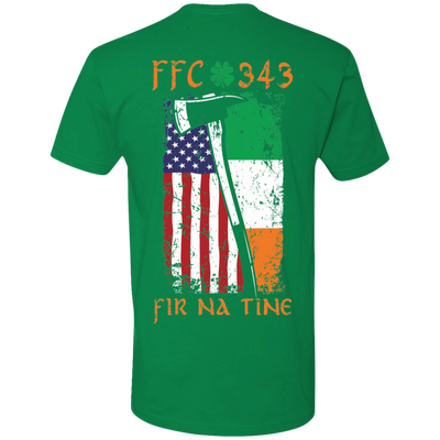 Firefighter t-shirt honoring 343 fallen heroes