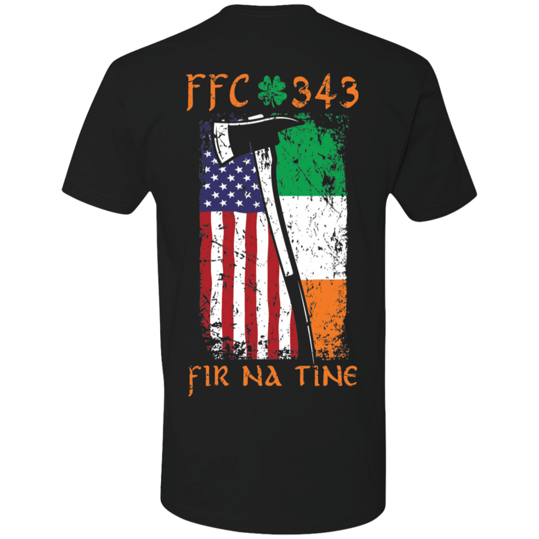 Premium firefighter shirt for Irish heritage firefighters