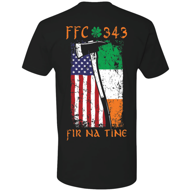 Premium firefighter shirt for Irish heritage firefighters