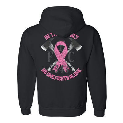 Breast Cancer Awareness Firefighter Hooded Sweatshirt