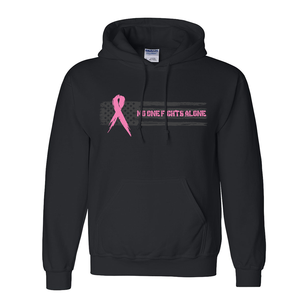 Breast Cancer Awareness Firefighter Hooded Sweatshirt