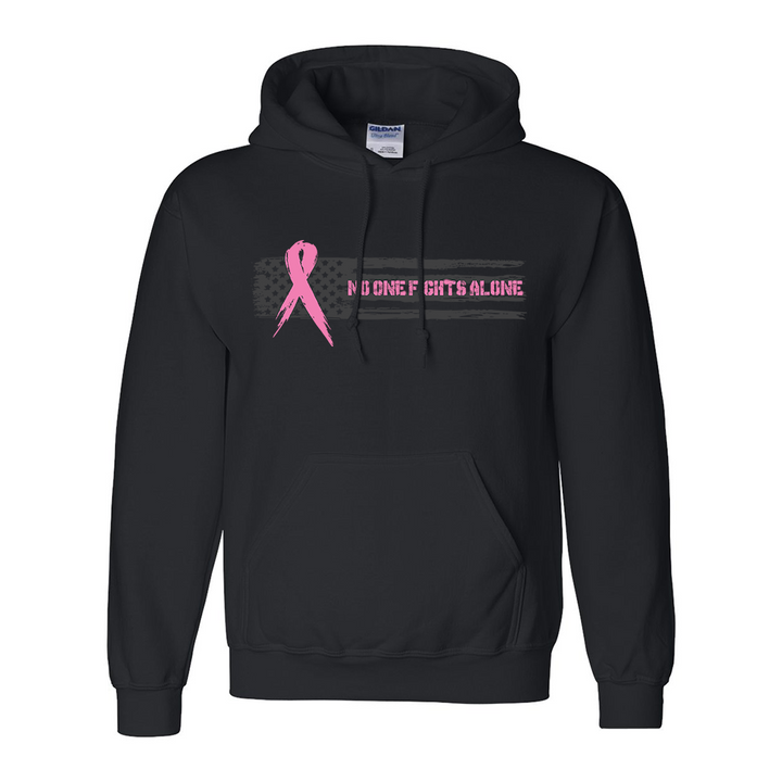 Breast Cancer Awareness Firefighter Hooded Sweatshirt