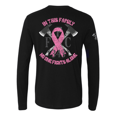 Breast Cancer Awareness Firefighter Design No One Fights Alone