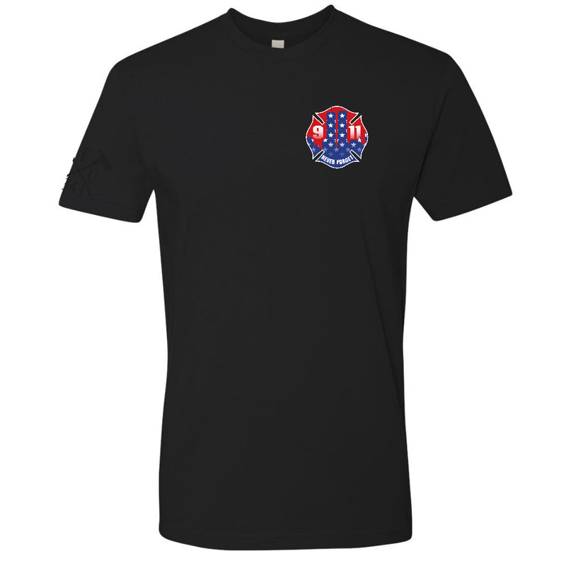 FFC 343 Never Forget 9/11 Stars And Stripes Firefighter Shirt