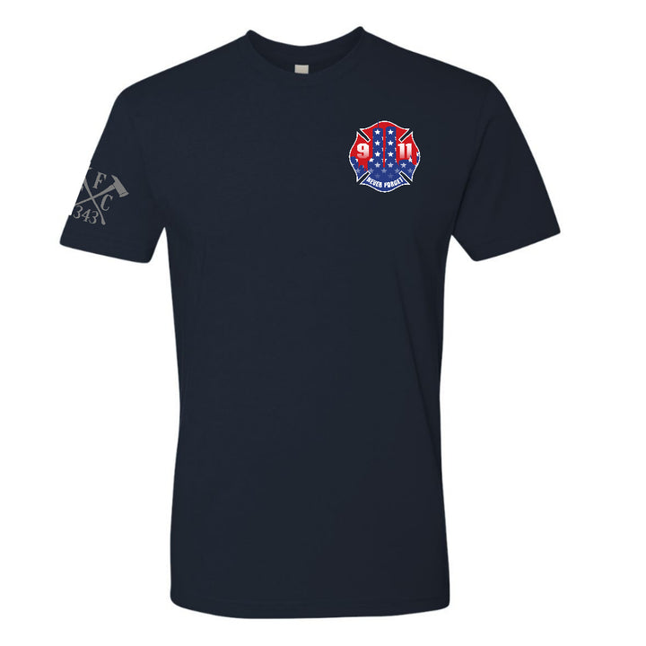 FFC 343 Never Forget 9/11 Stars And Stripes Firefighter Shirt