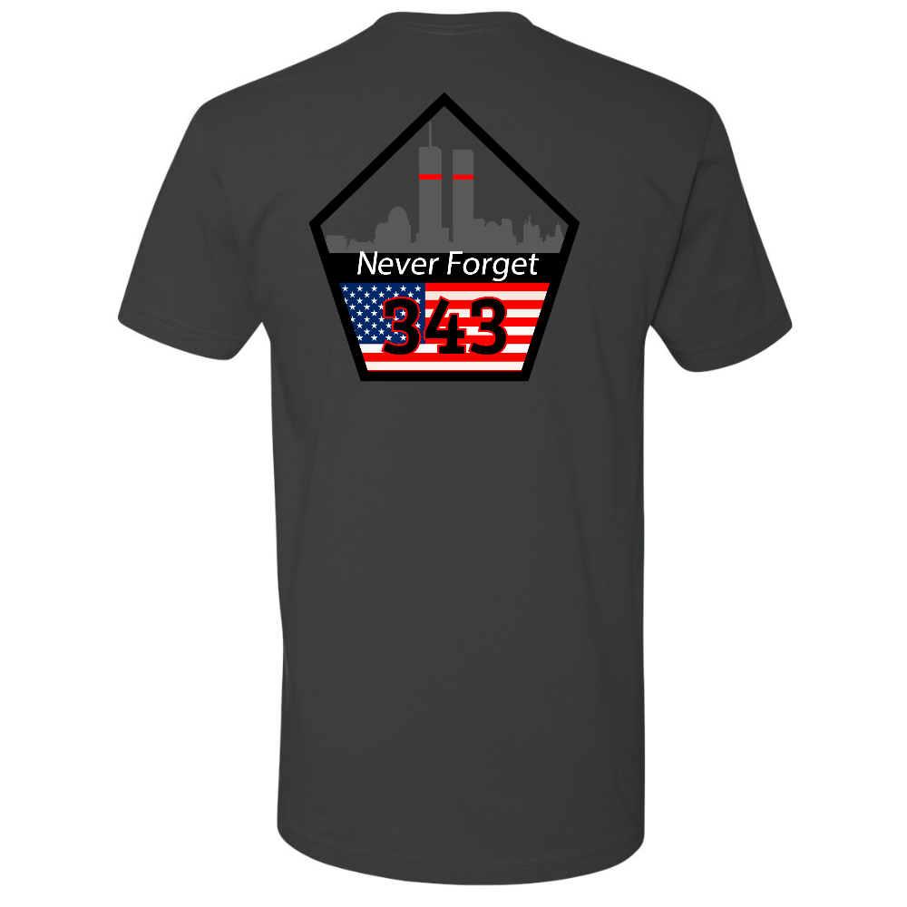 FFC 343 Premium T-Shirt – Thin Red Line and Twin Towers design