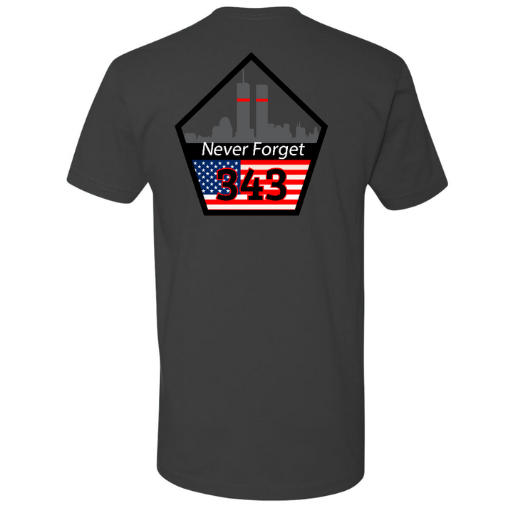 FFC 343 Premium T-Shirt – Thin Red Line and Twin Towers design