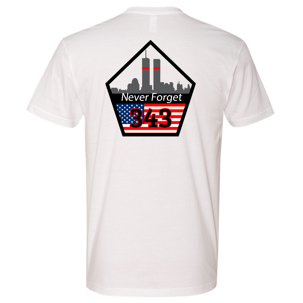 FFC 343 Never Forget 9/11 Pentagon Premium T-Shirt – Tribute to firefighters