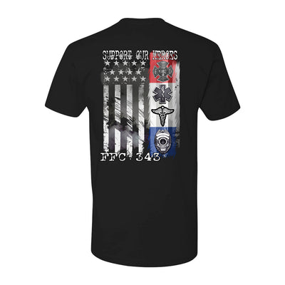 COVID-19 Support Our Firefights, EMS, Nurses, and Polices Officers Shirt