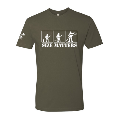 Firefighter Size Matters Funny T-Shirt