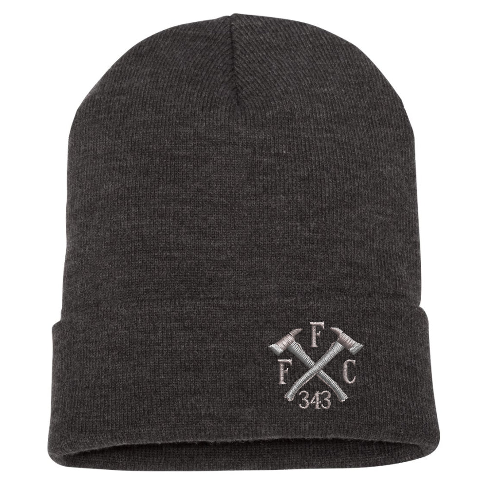 FFC 343 Crossed Axes Cuffed Beanie – Firefighter.com