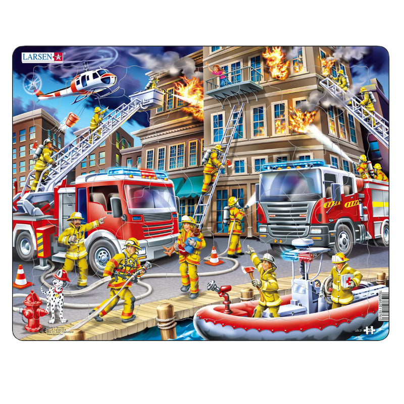 Future Fire Fighter Jig Saw Puzzle for Children
